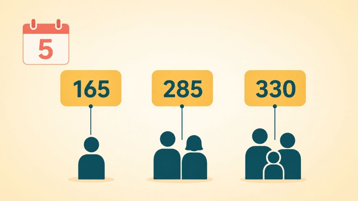 근로장려금 2026 가구 유형별 최대 지급액 - 단독 165 / 홑벌이 285 / 맞벌이 330